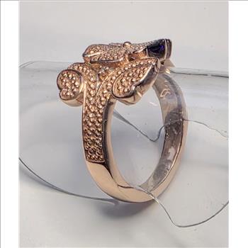 No Reserve  Natural DIamond Ring Size 9