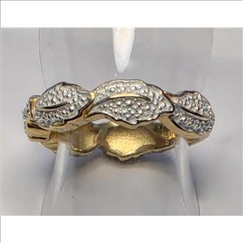No Reserve  Natural DIamond Ring Size 6