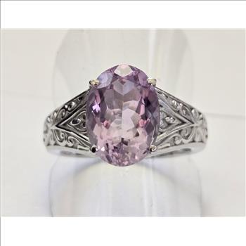 No Reserve Natural Amethyst Ring Size 10