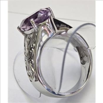 No Reserve Natural Amethyst Ring Size 10