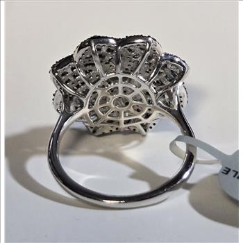 No Reserve 1.51 ct Natural Blue Diamond Ring Size 8