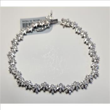 No Reserve 2.00 ct Natural Diamond Tennis Bracelet