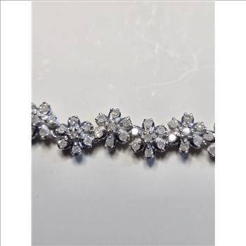 No Reserve 2.00 ct Natural Diamond Tennis Bracelet