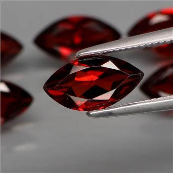 No Reserve VVS Natural Mozambique Garnet Marquise Cut Loose Gemstone 