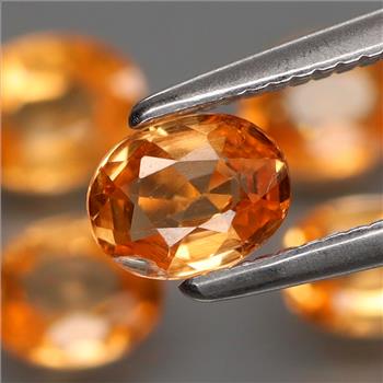 No Reserve VVS Natural Spessartite Garnet Oval Cut Loose Gemstone