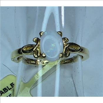 No Reserve Natural; Opal Ring Size 5