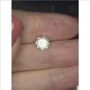 No Reserve .90 ct Natural Diamond Round Brilliant Cut Loose Gemstone Fi1