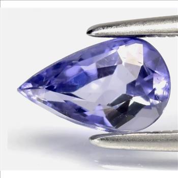  No Reserve VVS Natural Iolite Pear Cut Loose Gemstone