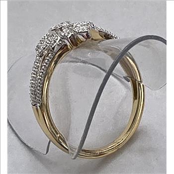 No Reserve Natural Diamond Ring Size 5