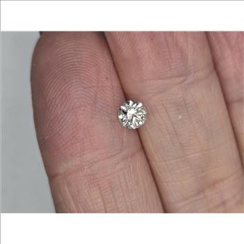 No Reserve .30 ct Natural Diamond Round Cut Loose Gemstone