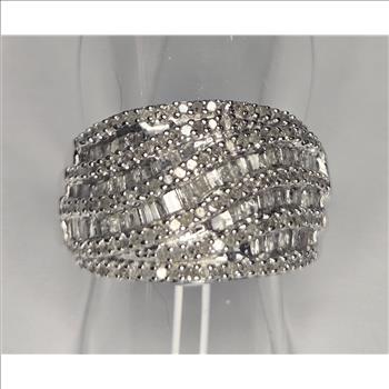 No Reserve 1.02 ct Natural Diamond Ring Size 6