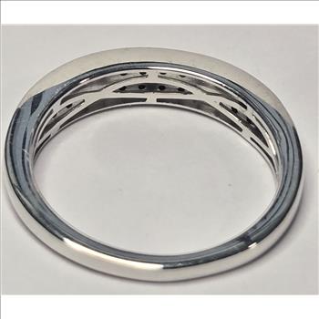 No Reserve .50 ct Natural Blue Diamond Ring Size 8