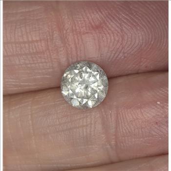 No Reserve 1.31 ct Natural Diamond Round Brilliant Cut Loose Gemstone