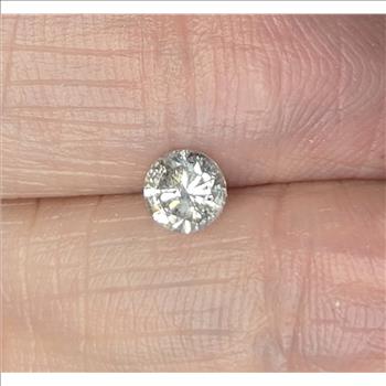 No Reserve .46 ct Natural Diamond Round Brilliant Cut Loose Gemstone