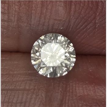 No Reserve .61 ct Natural Diamond Round Brilliant Cut Loose Gemstone