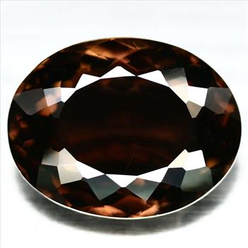 No Reserve VVS 2.32 ct Natural Smoky Quartz Oval Loose Gemstone