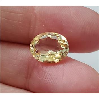 No Reserve VVS 6mm Natural Citrine Oval Cut Loose Gemstone