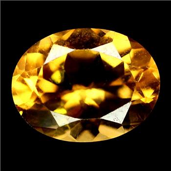 No Reserve VVS 6mm Natural Citrine Oval Cut Loose Gemstone