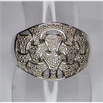 No Reserve Natural Diamond Ring Size 6 PP