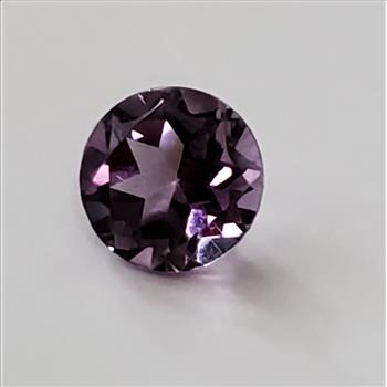 No Reserve VVS 5mm Natural Amethyst Round Cut Loose Gemstone