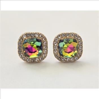 No Reserve Mystic Quartz Stud Earrings