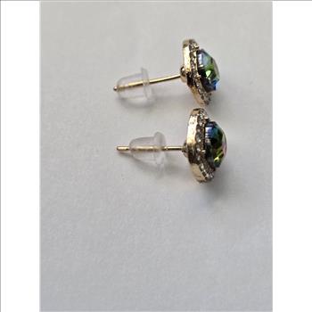 No Reserve Mystic Quartz Stud Earrings