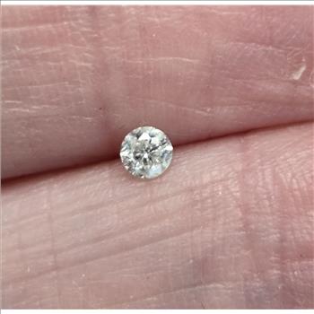 No Resrve .22 ct Natural Diamond Round Cut Loose Gemstone