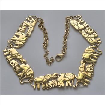 No Reserve Elephant Family Necklace