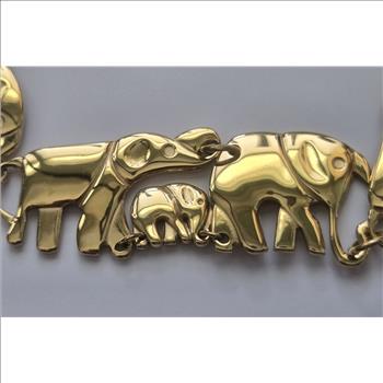 No Reserve Elephant Family Necklace