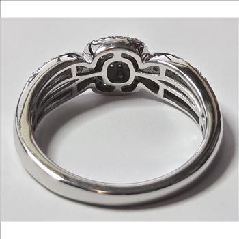 No Reserve .35 ct Natural Champagne Diamond Ring Size 9