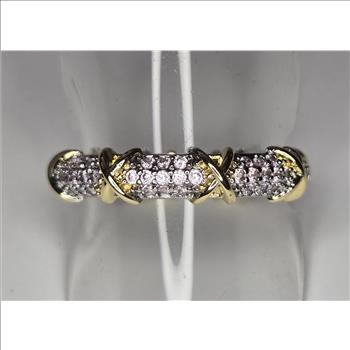 No Reserve Pink Sapphire Eternity band Ring Size 8