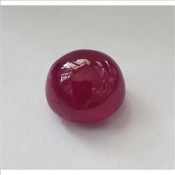 No Reserve 27.24 ct Natural Ruby Oval Cab Cut Loose Gemstone
