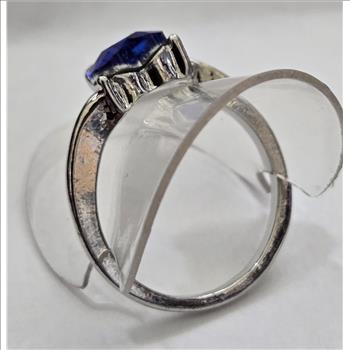 No Reserve Sapphire Heart Ring Size 7