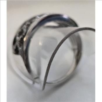 No Reserve .51 ct Natural Diamond Ring Size 8
