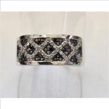 No Reserve .51 ct Natural Diamond Ring Size 8