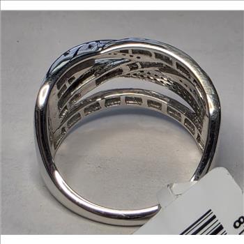No Reserve .1.03 ct Natural Diamond Ring Size 9