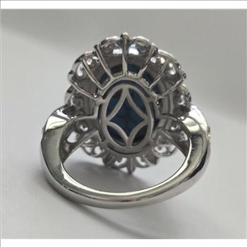 No Reserve Mojave Turquoise 2 Tone Ring Size 9