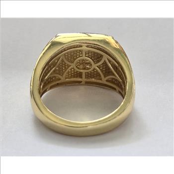 No Reserve Natural Diamond Eagle Ring Size 14