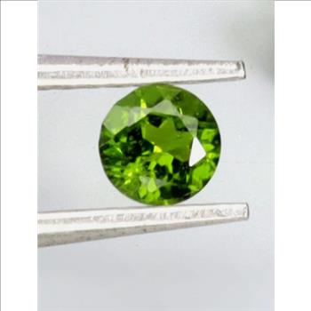 No Reserve .VVS Natural Russian Chrome Diopside Round Cut Loose Gemstone
