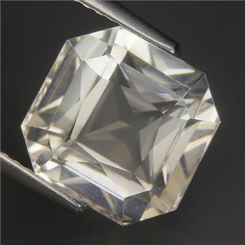 5.35 ct Natural White Quartz Octagon Cut Loose Gemstone 
