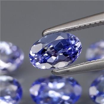 No Reserve VVS Natural Tanzanite Oval Cut Loose Gemstone