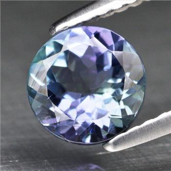 No Reserve VVS Natural Tanzanite Round Cut Loose Gemstone