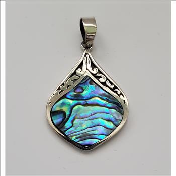 No Reserve Abalone Shell Pendant