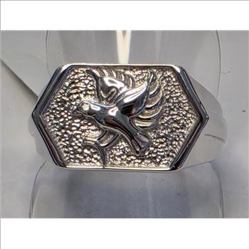No Reserve Natural Diamond Dove Ring Size 10