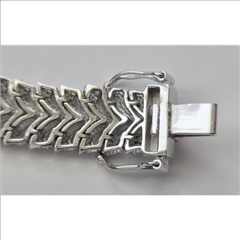 No Reserve Natural Diamond Tennis Bracelet