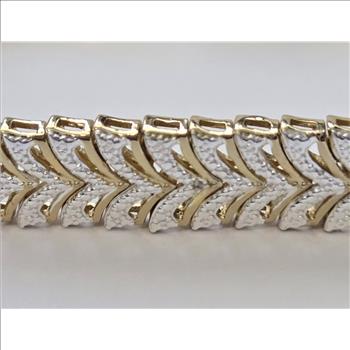 No Reserve Natural Diamond Tennis Bracelet