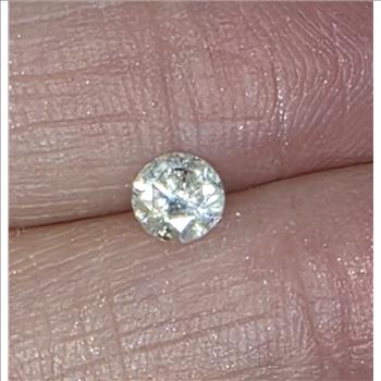 No Reserve  50 ct Natural Diamond Round Cut Loose Gemstone