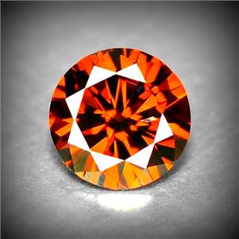 Rare .27 ct Natural Red Diamond Round Cut Loose Gemstone