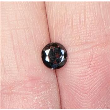 No Reserve .60 ct Natural Chocolate Diamond Round Cut Loose Gemstone