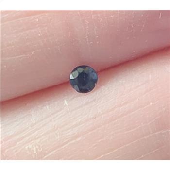 No Reserve  VS Natural  Sapphire Round Cut Loose Gemstone